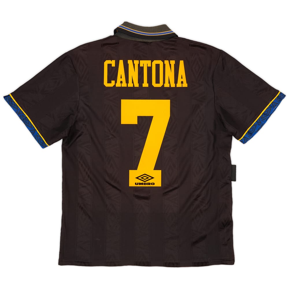 1993-95 Manchester United Away Shirt Cantona #7 - 6/10 - (M)