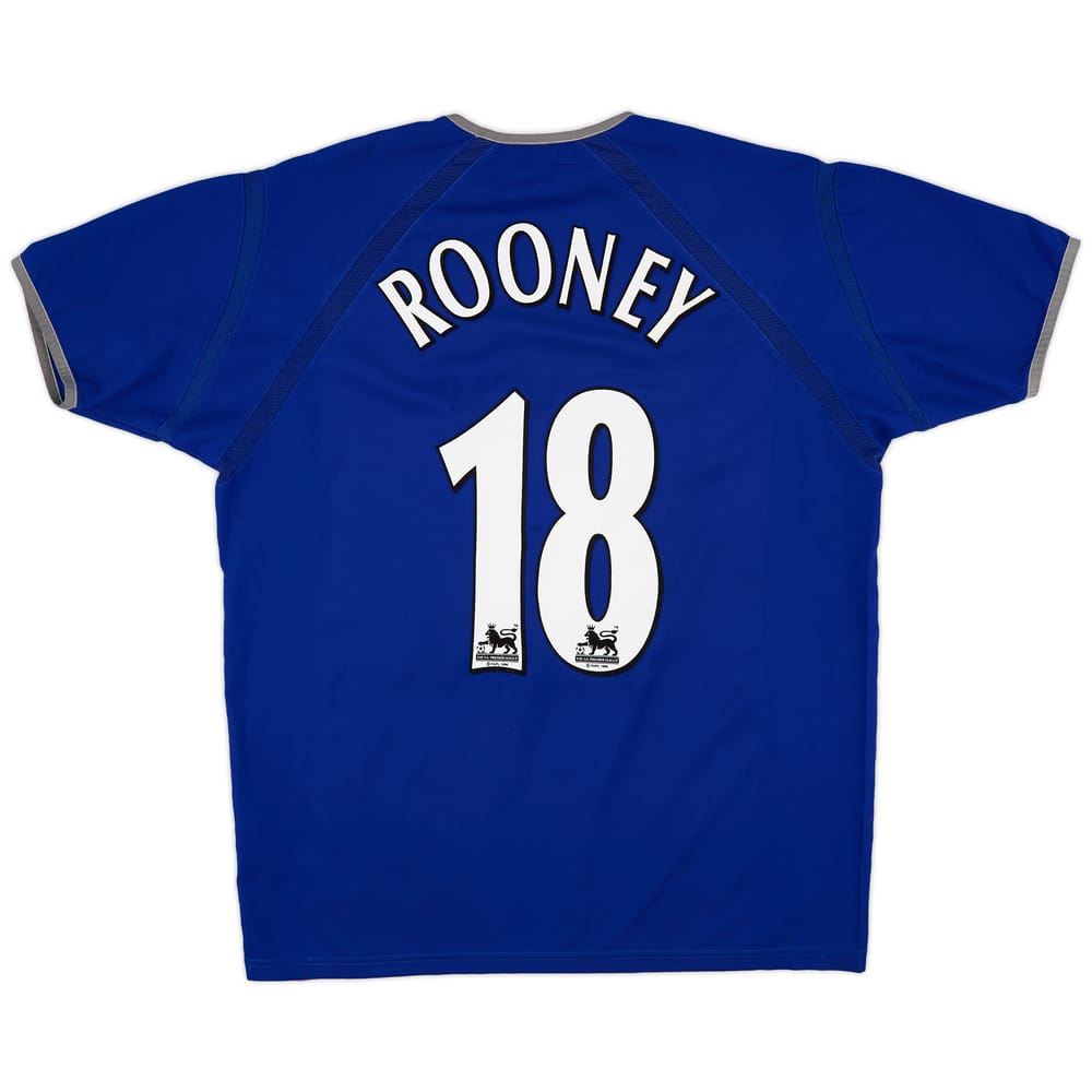 2003-04 Everton Home Shirt Rooney #18 - 6/10 - (L)