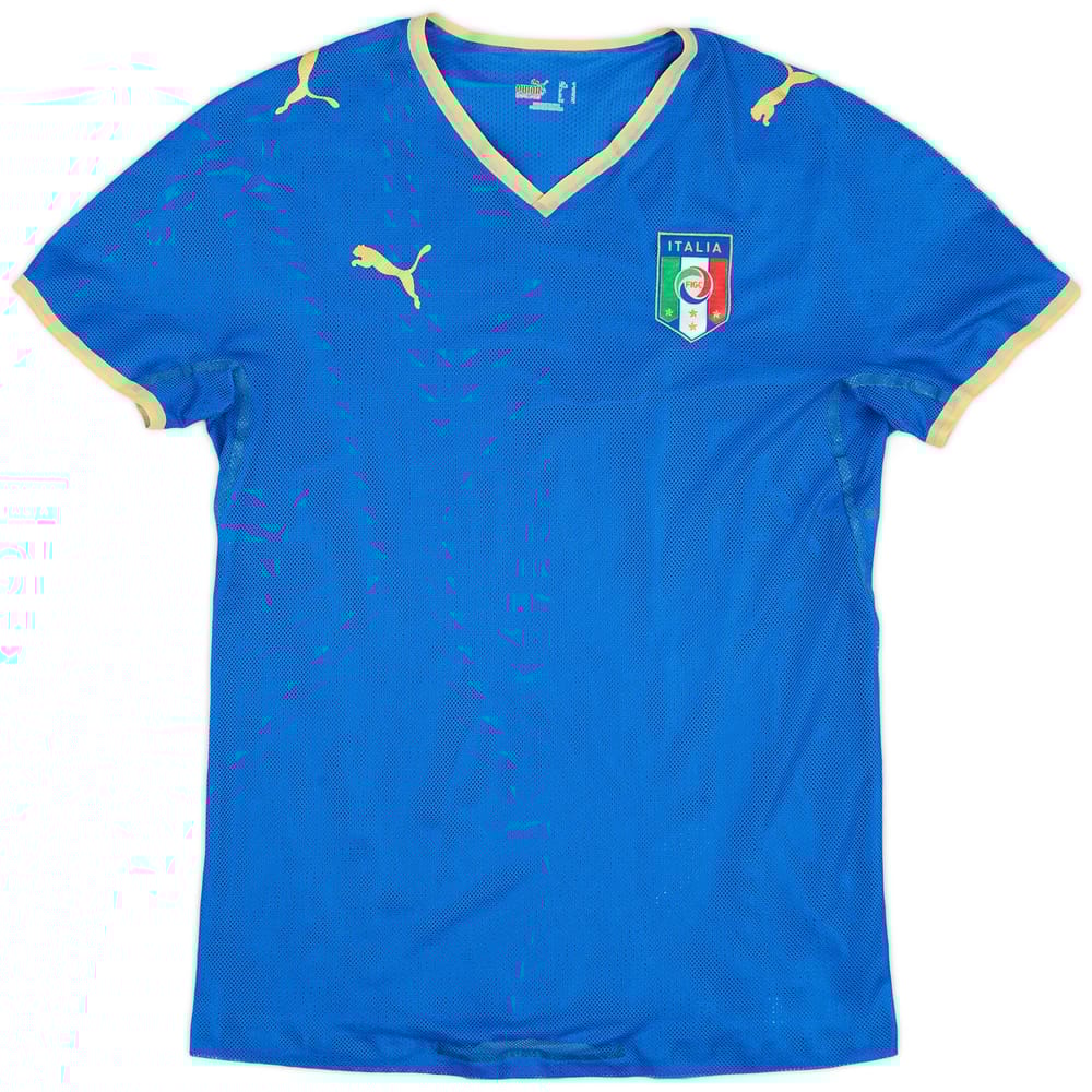 2007-08 Italy Player Issue Home Shirt - 9/10 - (S)