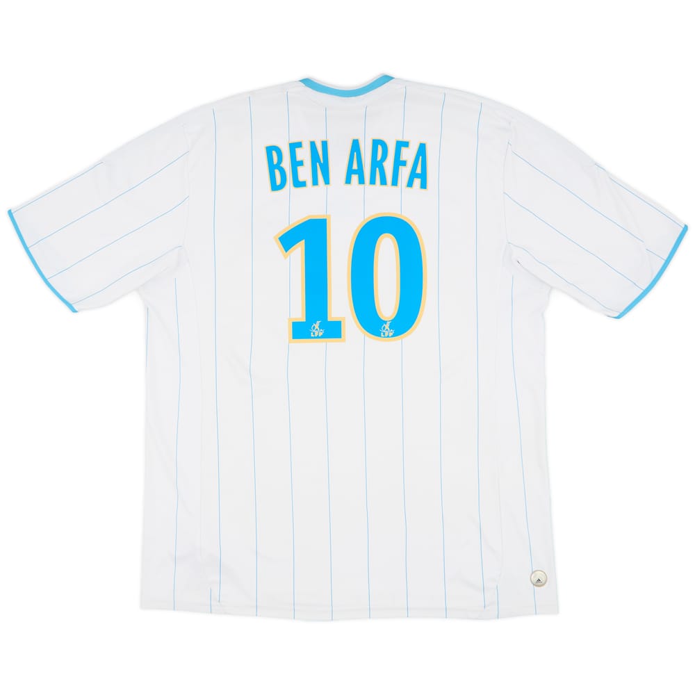 2009-10 Olympique Marseille Home Shirt Ben Arfa #10 - 7/10 - (XXL)