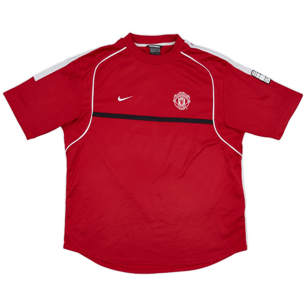 2002-03 Manchester United Nike Training Shirt - 8/10 - (XL)