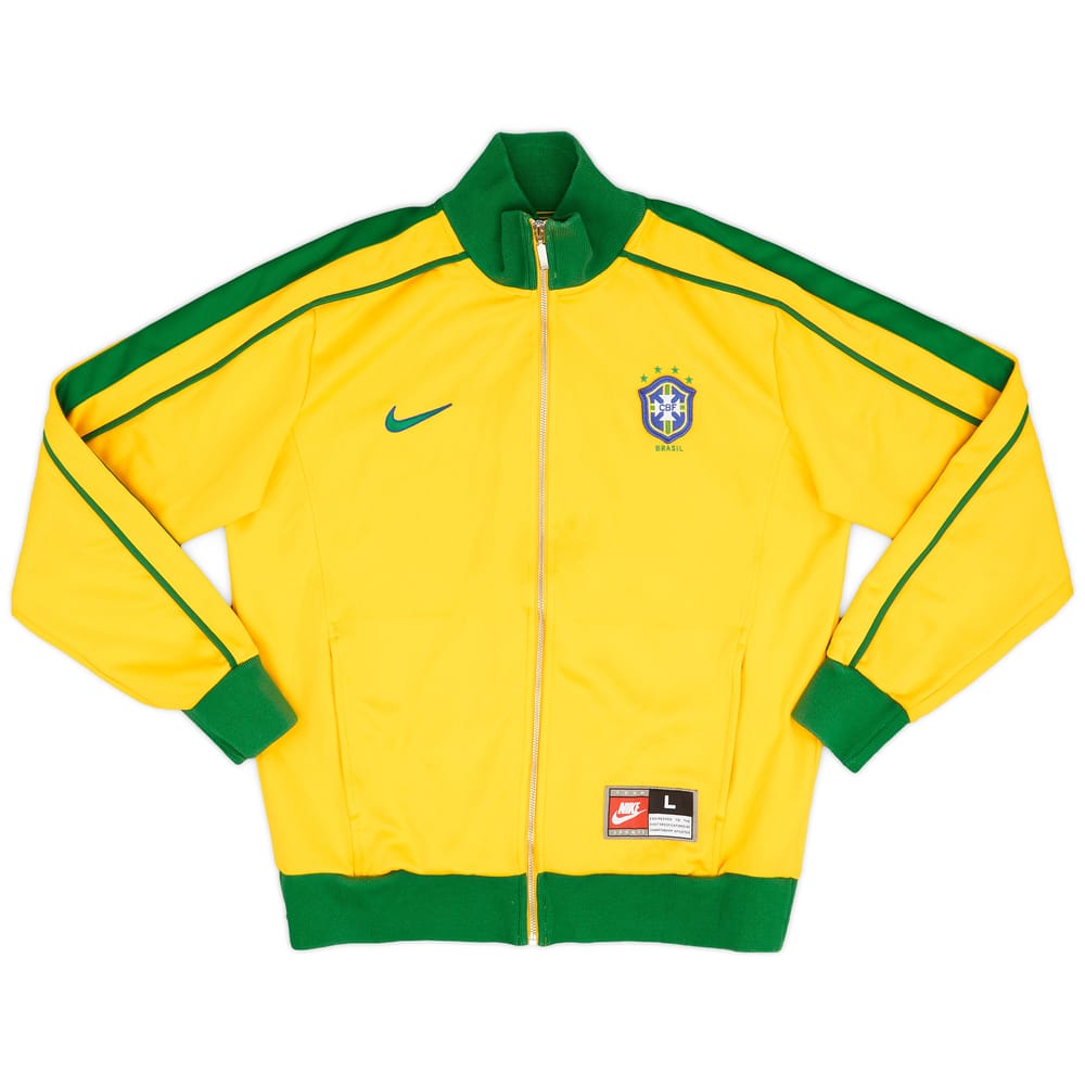 2008-09 Brazil Nike Retro Track Jacket - 9/10 - (L)