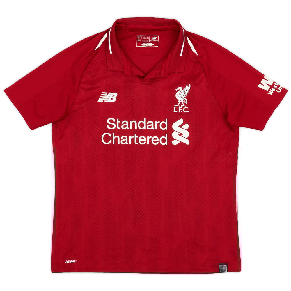 2018-19 Liverpool Home Shirt - 8/10 - (XL.Boys)