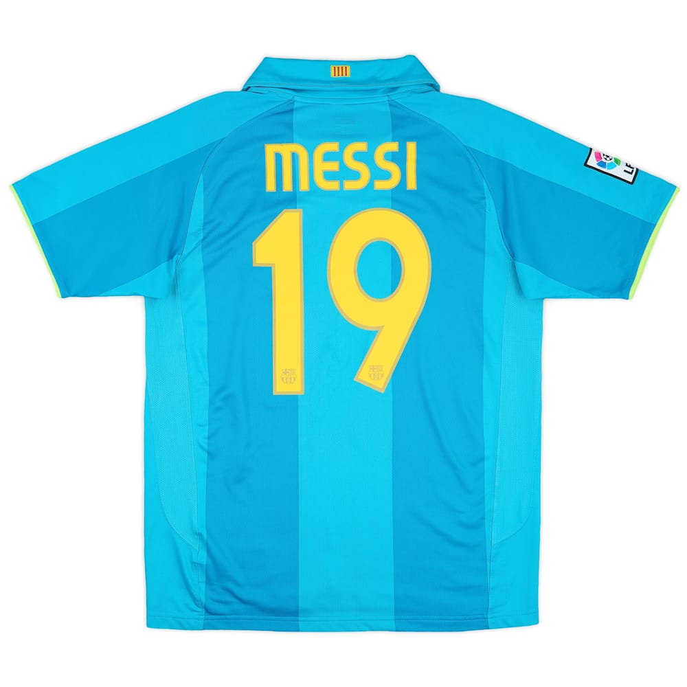 2007-09 Barcelona Away Shirt Messi #19 - 6/10 - (M)