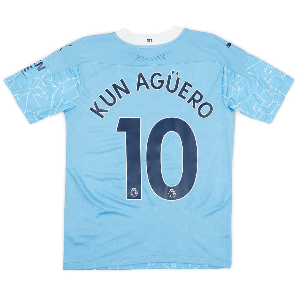 2020-21 Manchester City Authentic Home Shirt Kun Aguero #10 (S)