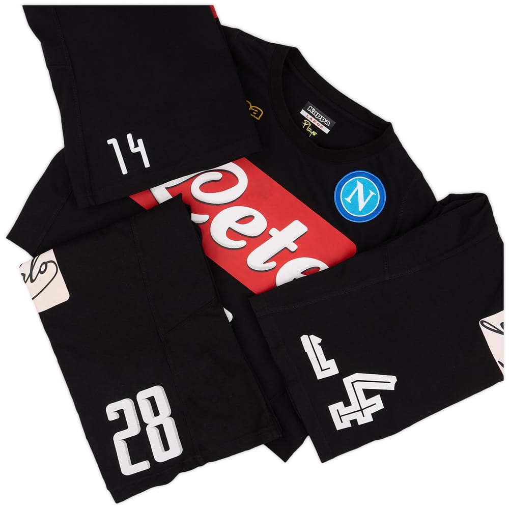 2016-17 Napoli Player Issue Training Tee # - 3/10
