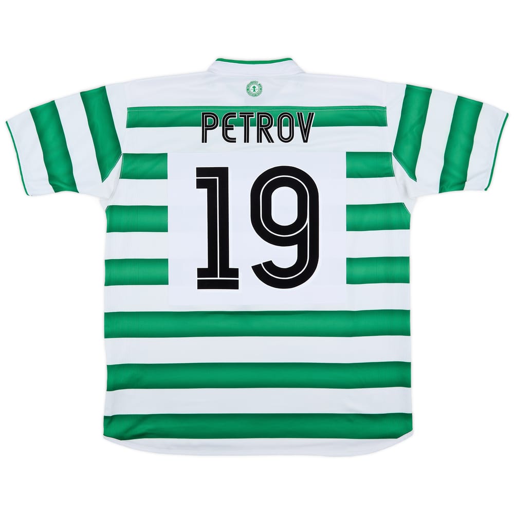 2003-04 Celtic Home Shirt Petrov #19 - 8/10 - (L)