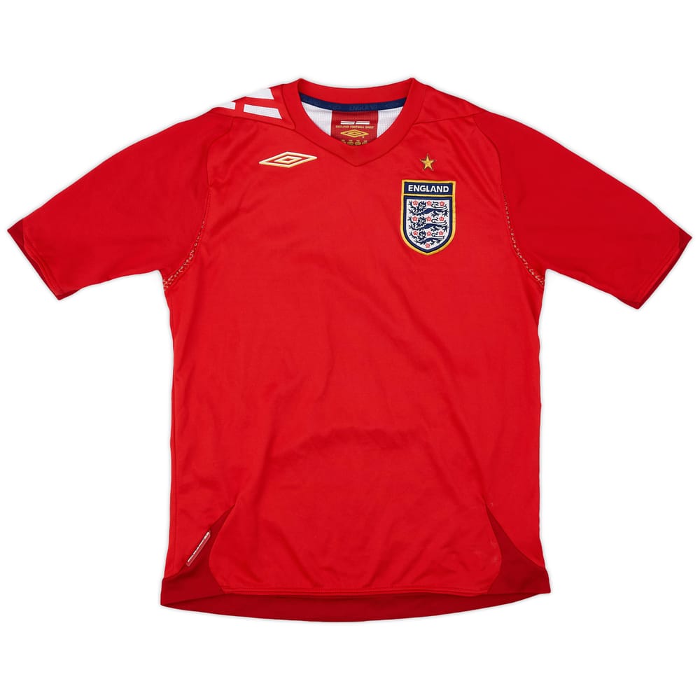2006-08 England Away Shirt - 8/10 - (M.Boys)