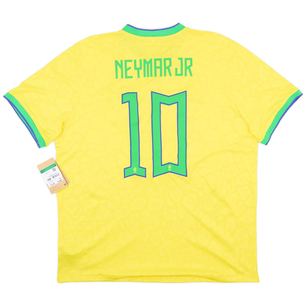 2022-23 Brazil Home Shirt Neymar Jr #10 (XL)