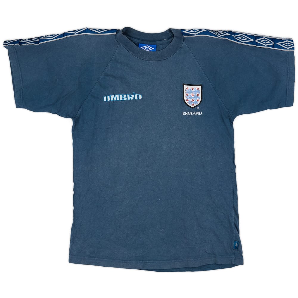 1995-97 England Umbro Cotton Tee - 9/10 - (Y)