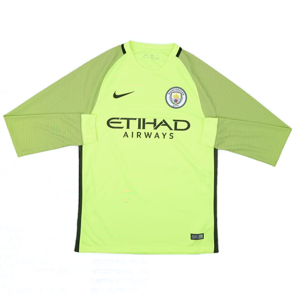 2016-17 Manchester City GK Shirt - 10/10 - (S)
