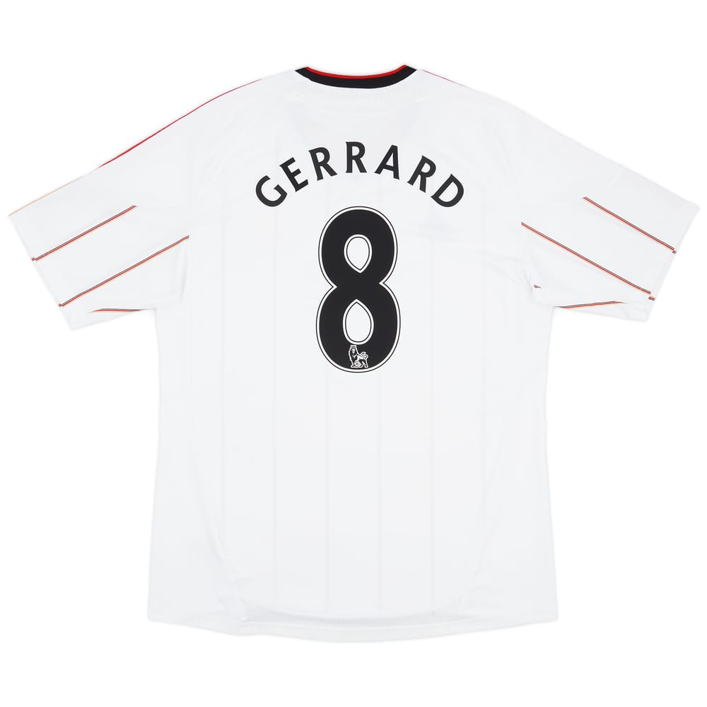 2010-11 Liverpool Away Shirt Gerrard #8 - 7/10 - (L)