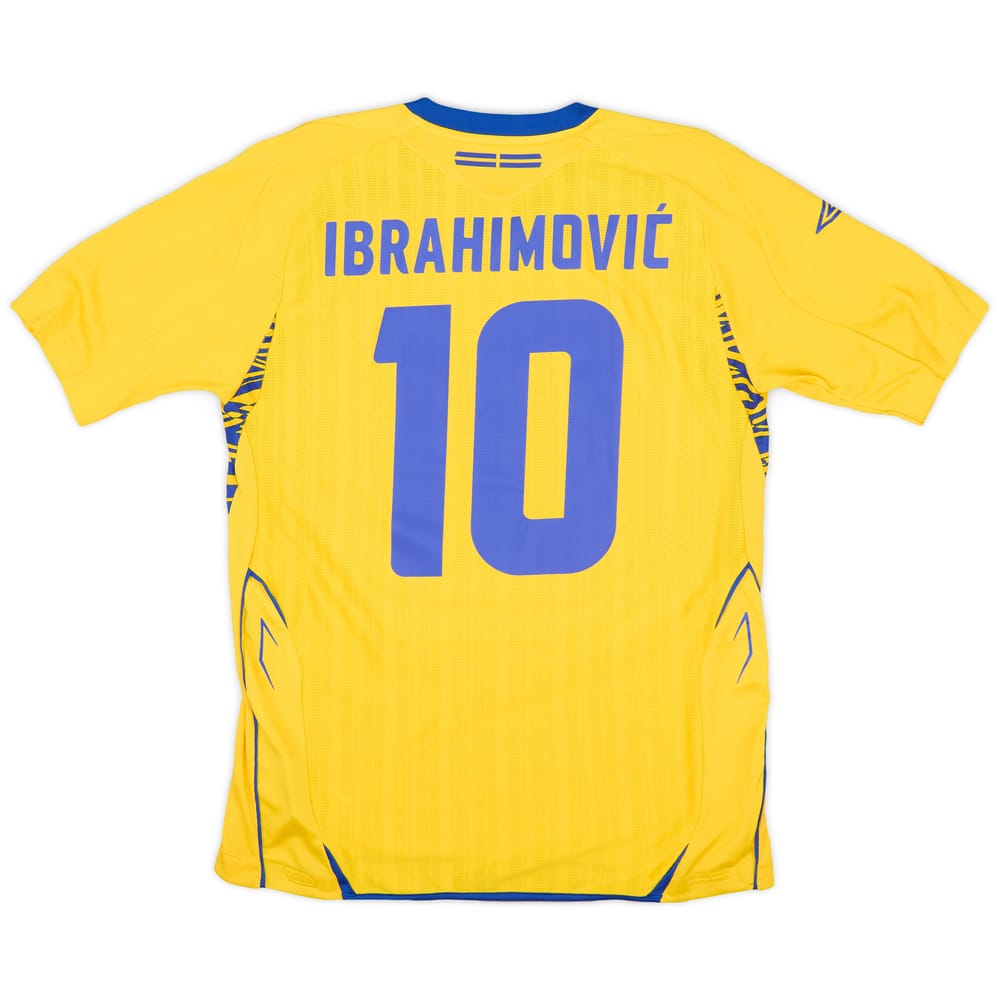 2007-09 Sweden Home Shirt Ibrahimovic #10 (S)