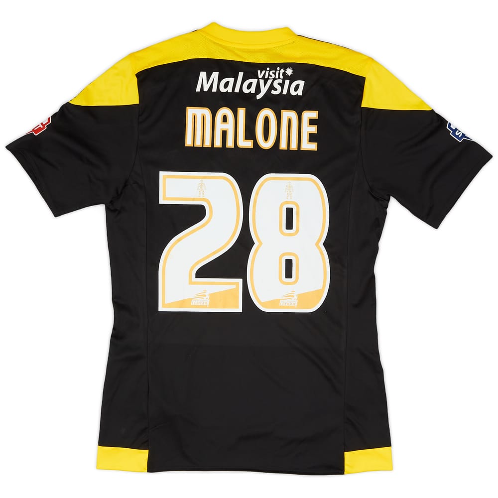 2015-16 Cardiff Match Issue Third Shirt Malone #28
