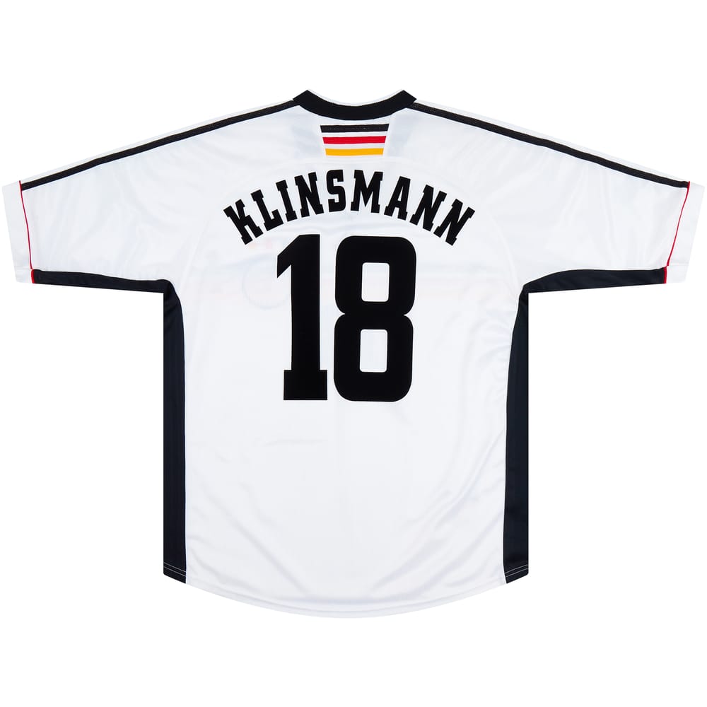 1998-00 Germany Home Shirt Klinsmann #18