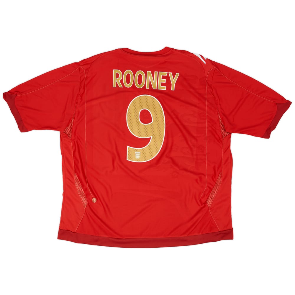 2006-08 England Away Shirt Rooney #9 - 7/10 - (3XL)