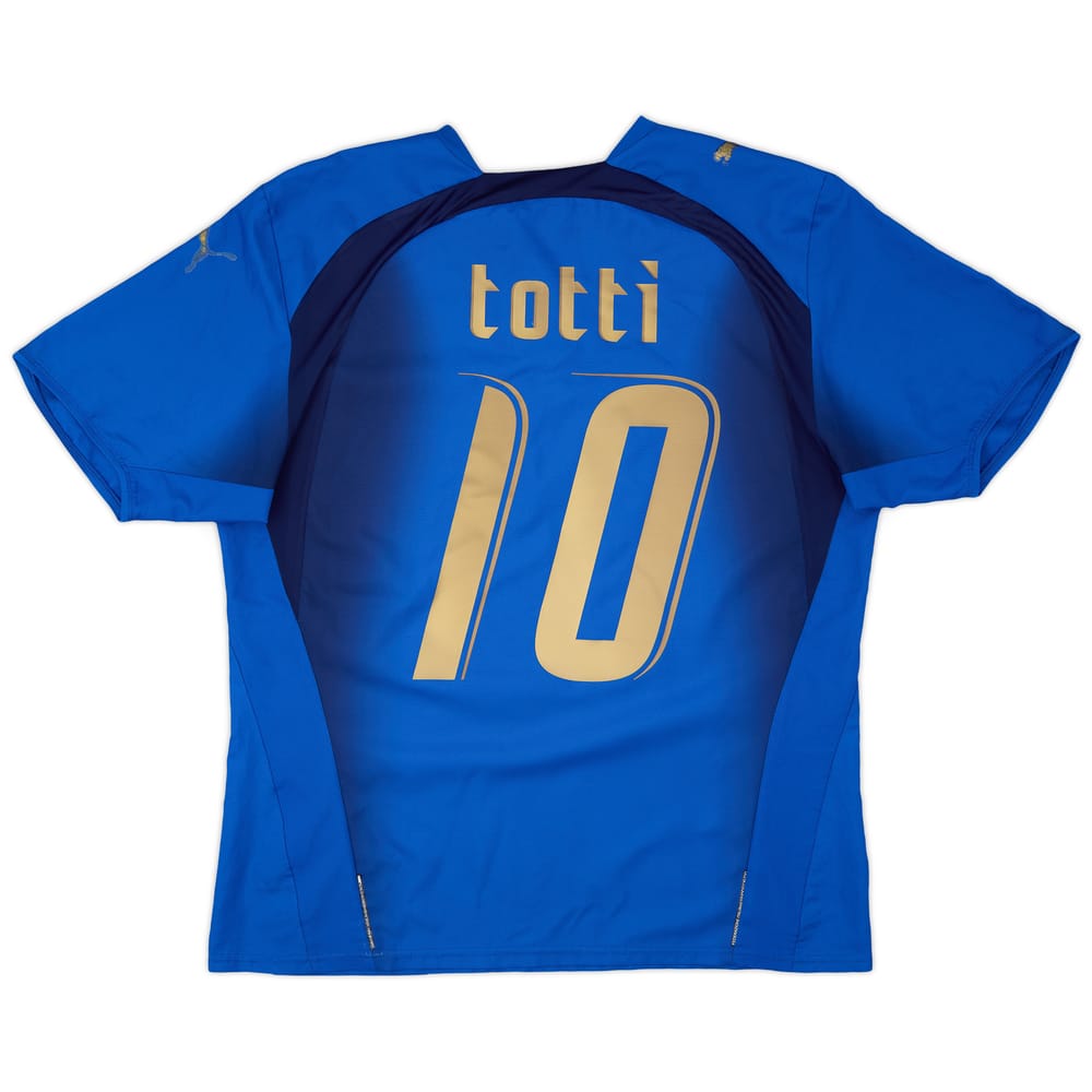 2006 Italy Home Shirt Totti #10 - 5/10 - (L)