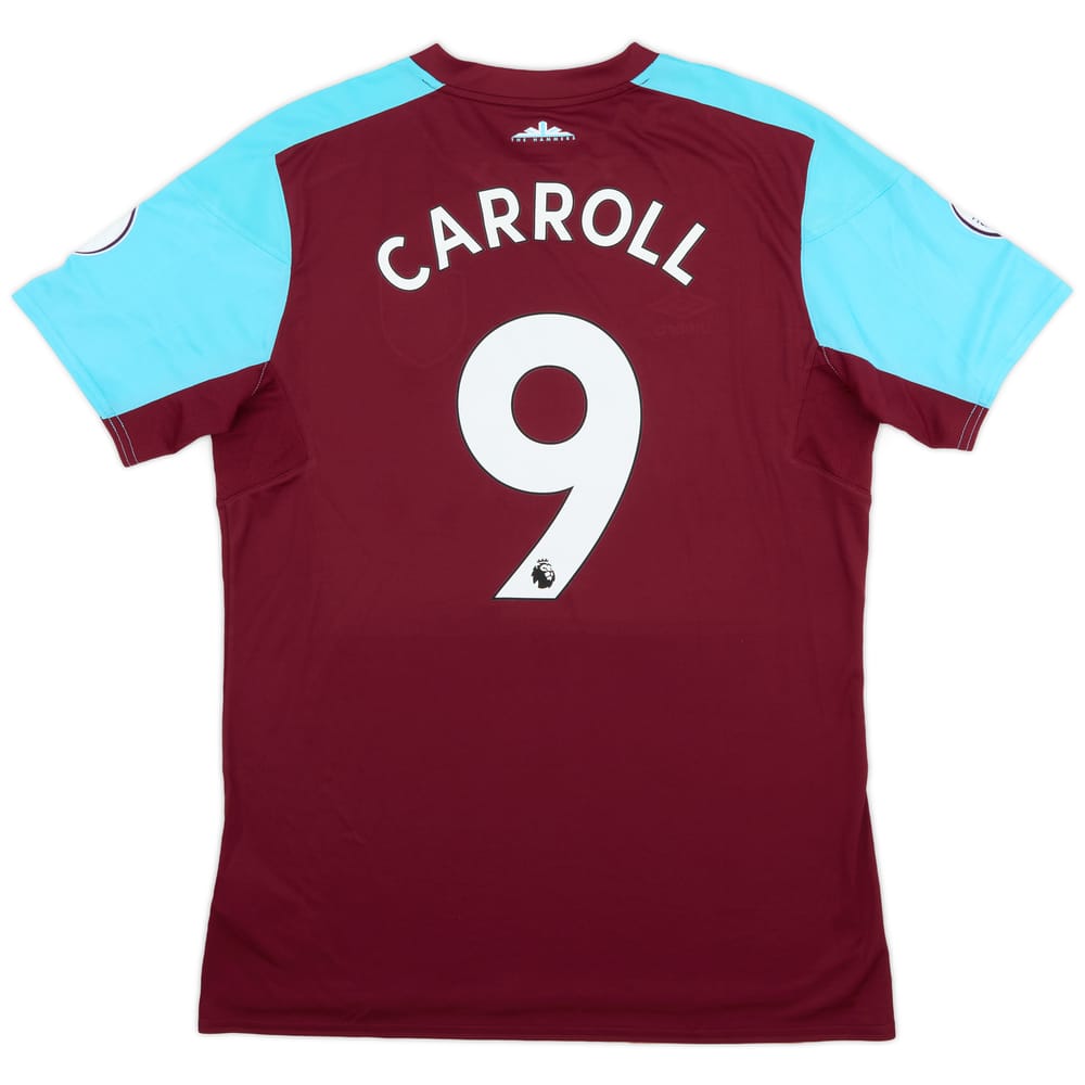 2017-18 West Ham Match Issue Home Shirt Carroll #9