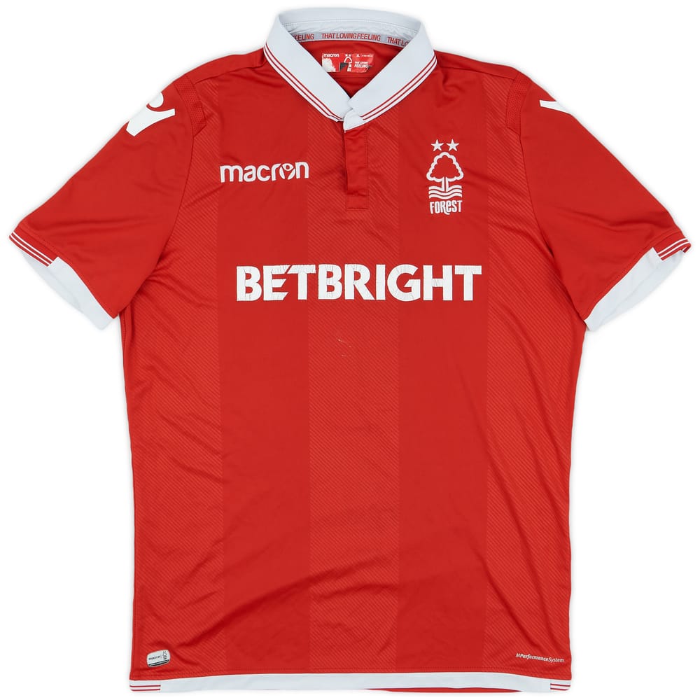2018-19 Nottingham Forest Home Shirt - 5/10 - (XL)