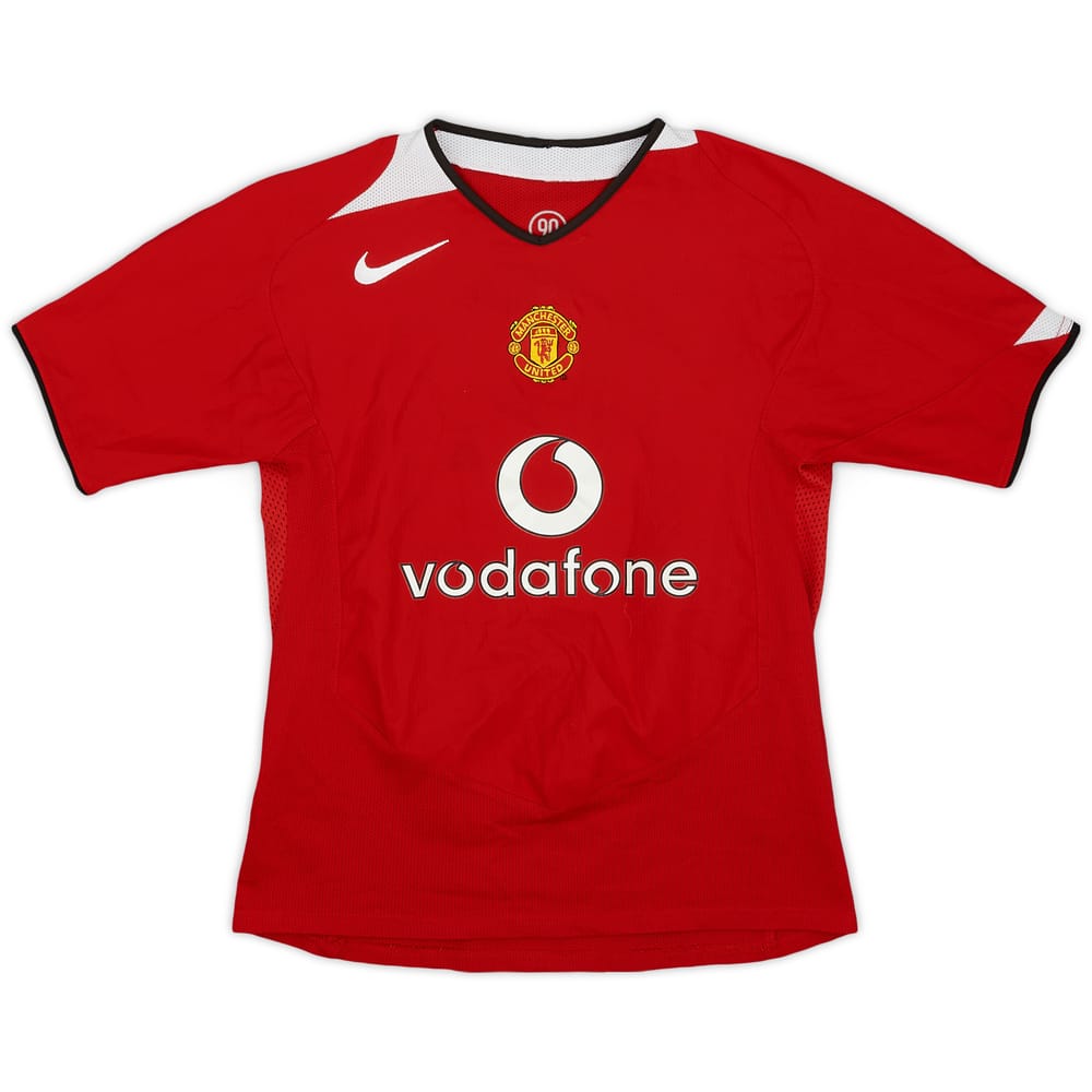 2004-06 Manchester United Home Shirt - 6/10 - (M.Boys)