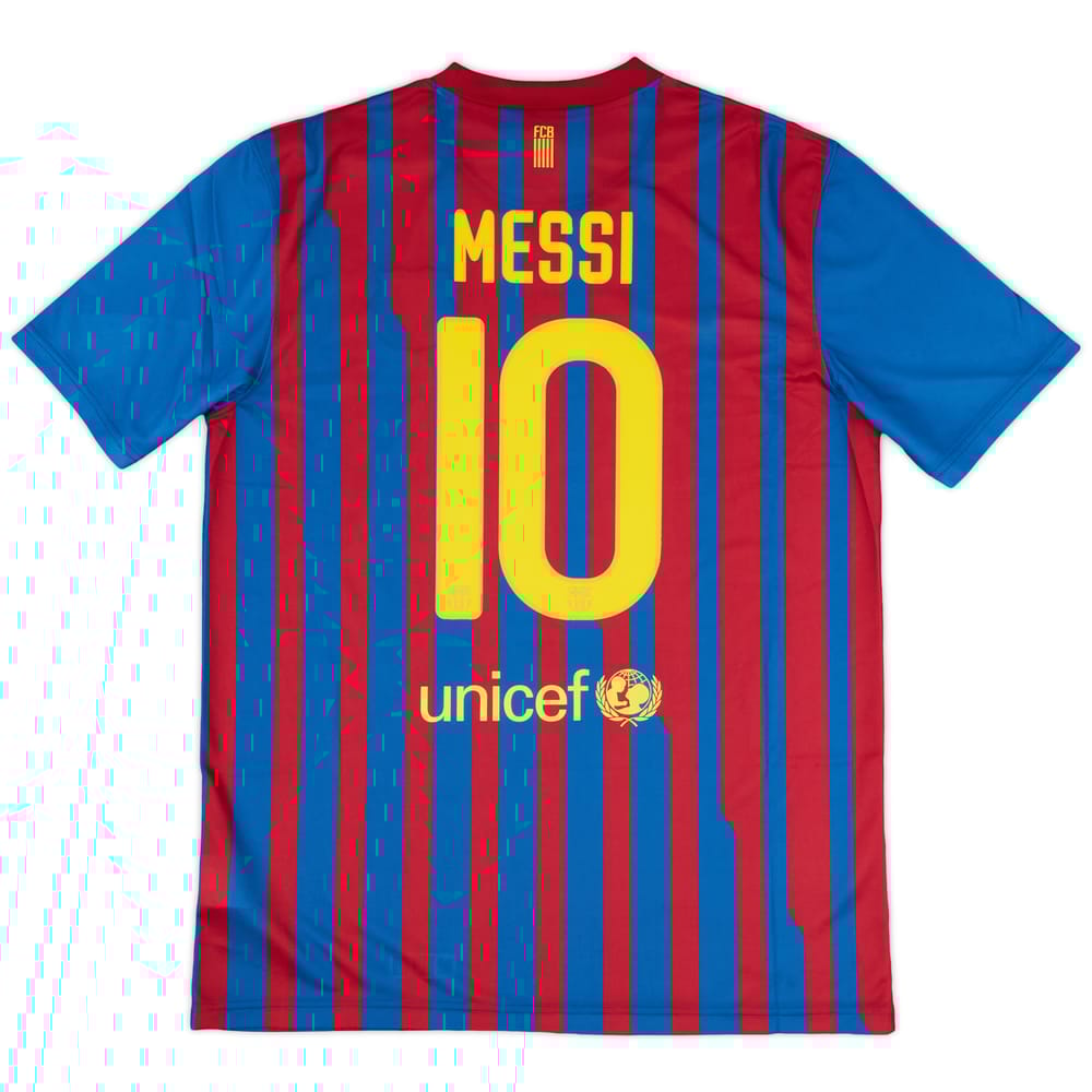 2011-12 Barcelona Basic Home Shirt Messi #10 (L)