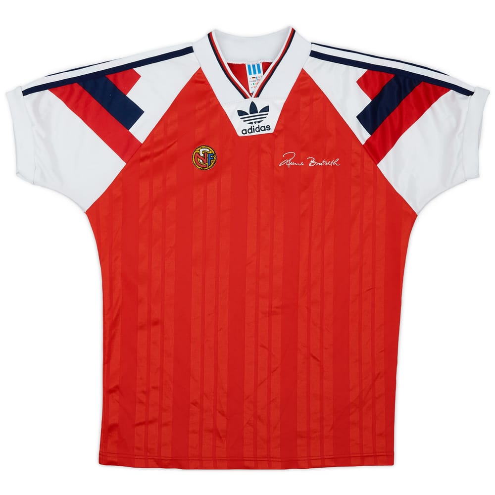 1992-94 Norway Home Shirt #4 - 5/10 - (S)