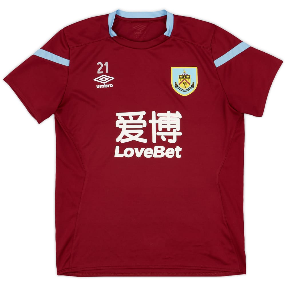 2019-20 Burnley Player Issue Umbro Training Shirt #21 - 7/10 - (M)