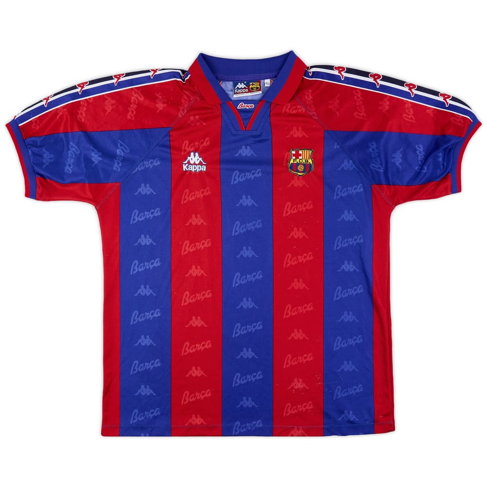 1995-97 Barcelona Home Shirt - 6/10 - (XL)
