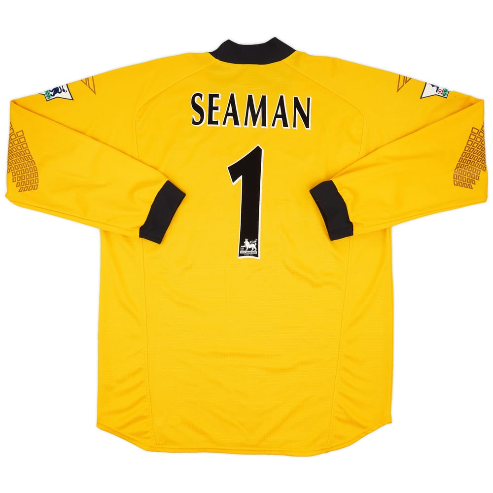 2001-02 Arsenal Player Issue GK Shirt Seaman #1 - 7/10 - (XXL)