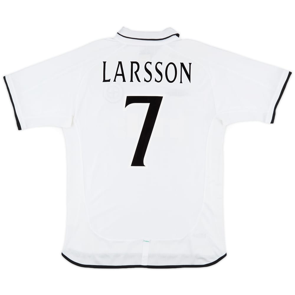 2001-02 Celtic Away Shirt Larsson #7 - 8/10 - (L)