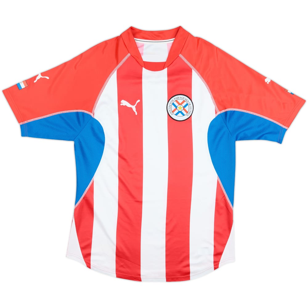 Camiseta de local de Paraguay 2002-04 - 8/10 - (L)