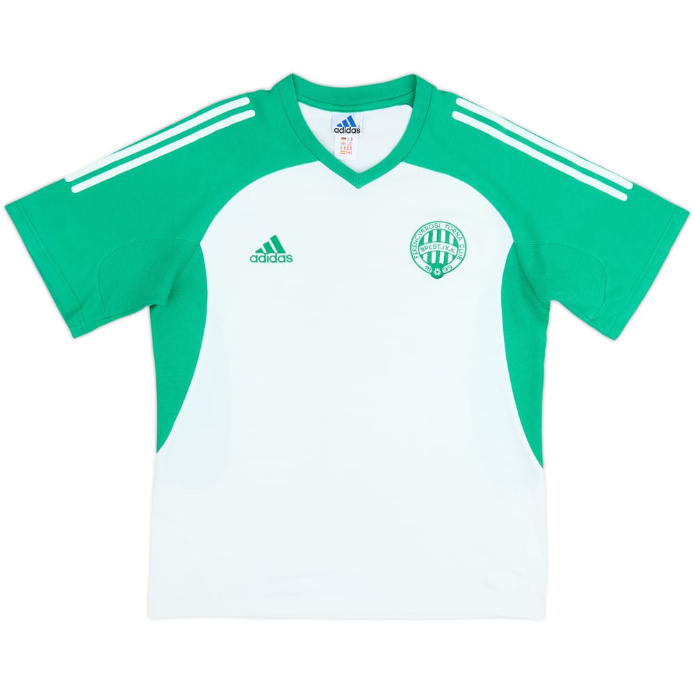 2002-03 Ferencvaros adidas Cotton Tee - 8/10 - (M)