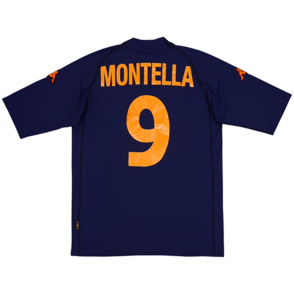 2000-01 Roma Third Shirt Montella #9 - 8/10 - (XXL)
