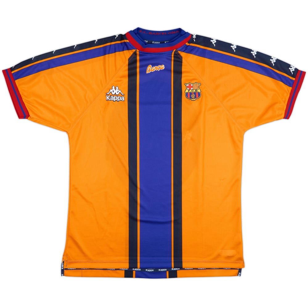 1997-98 Barcelona Away Shirt - 9/10 - (XL)