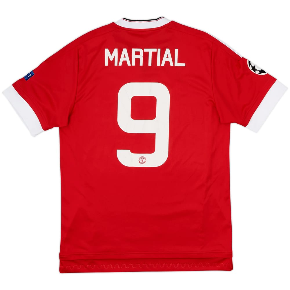 2015-16 Manchester United Home Shirt Martial #9 - 7/10 - (M)