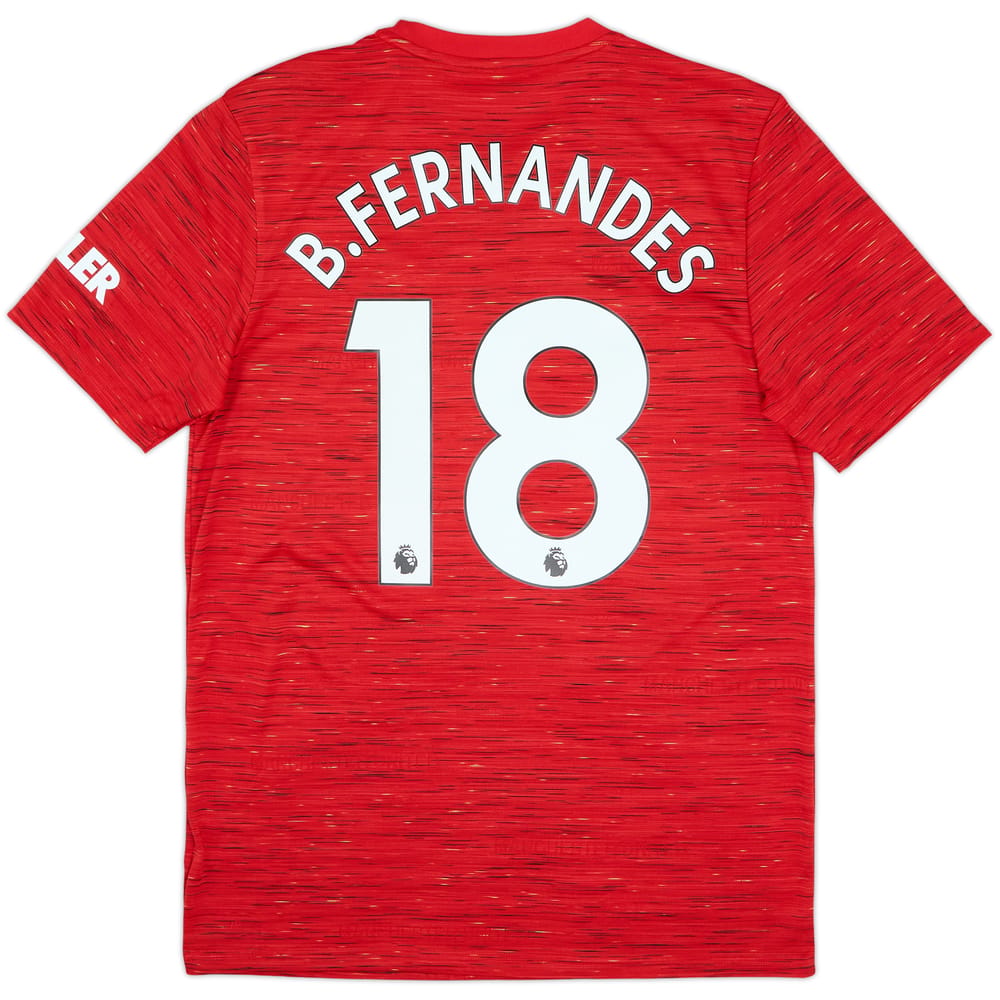 2020-21 Manchester United Home Shirt B.Fernandes #18 (M)