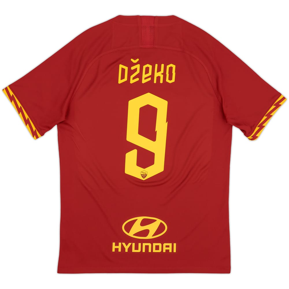 2019-20 Roma Home Shirt Dzeko #9 - 10/10 - (M)