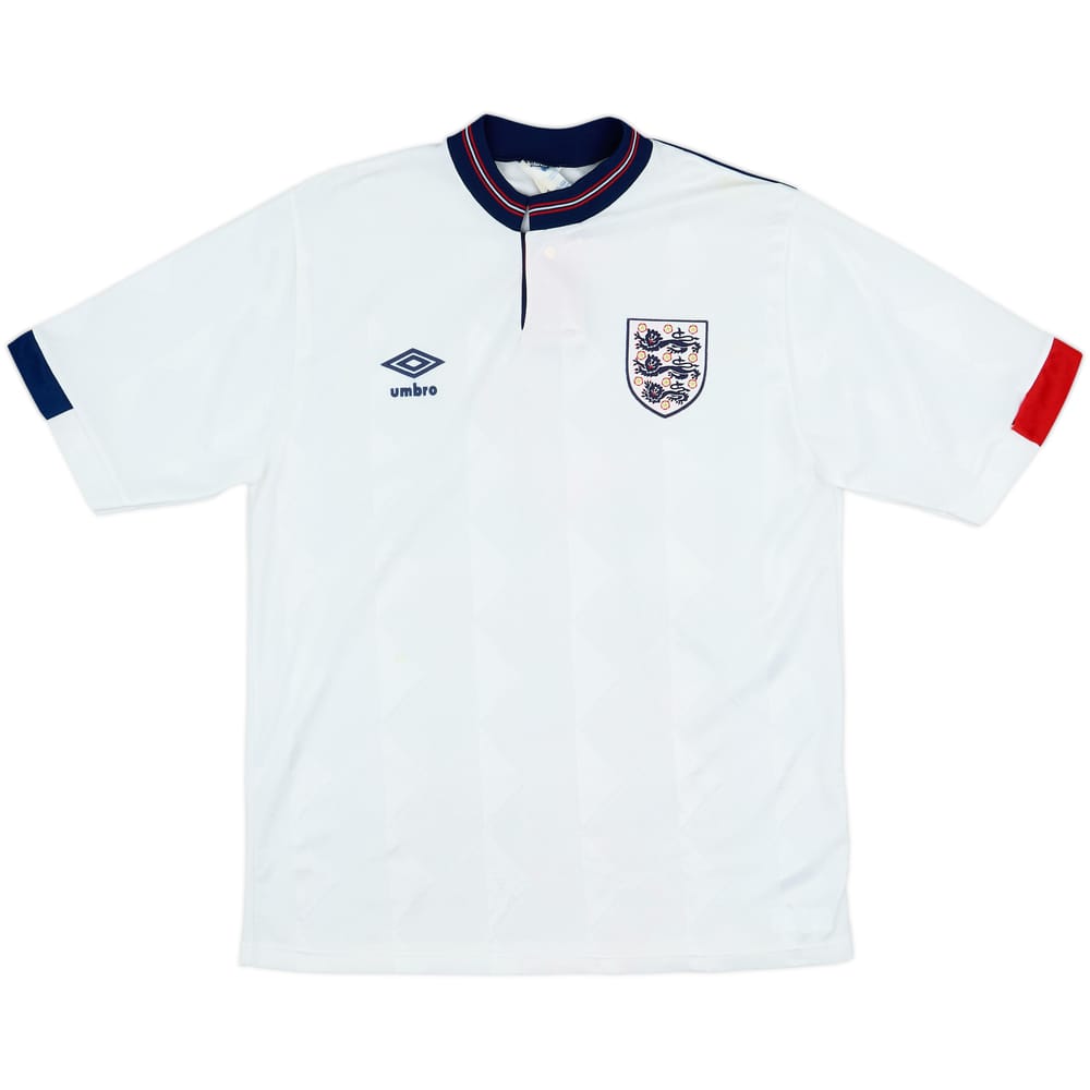 1987-90 England Home Shirt - 7/10 - (M)