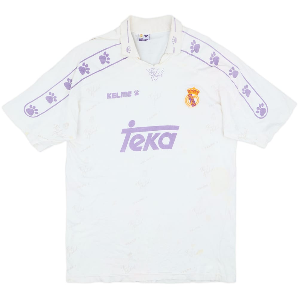 1996-97 Real Madrid Kelme Training Shirt - 5/10 - (XL)