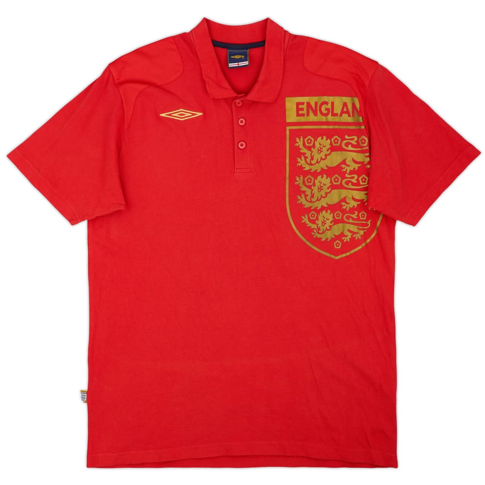 2004-06 England Umbro Polo Shirt - 8/10 - (XL)