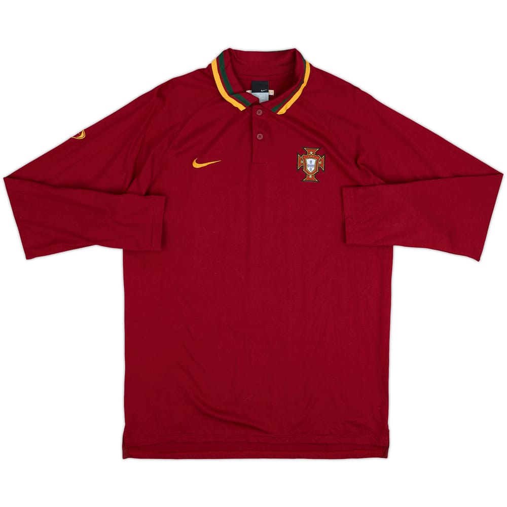 2006-07 Portugal Nike Polo L/S Shirt - 9/10 - (L)