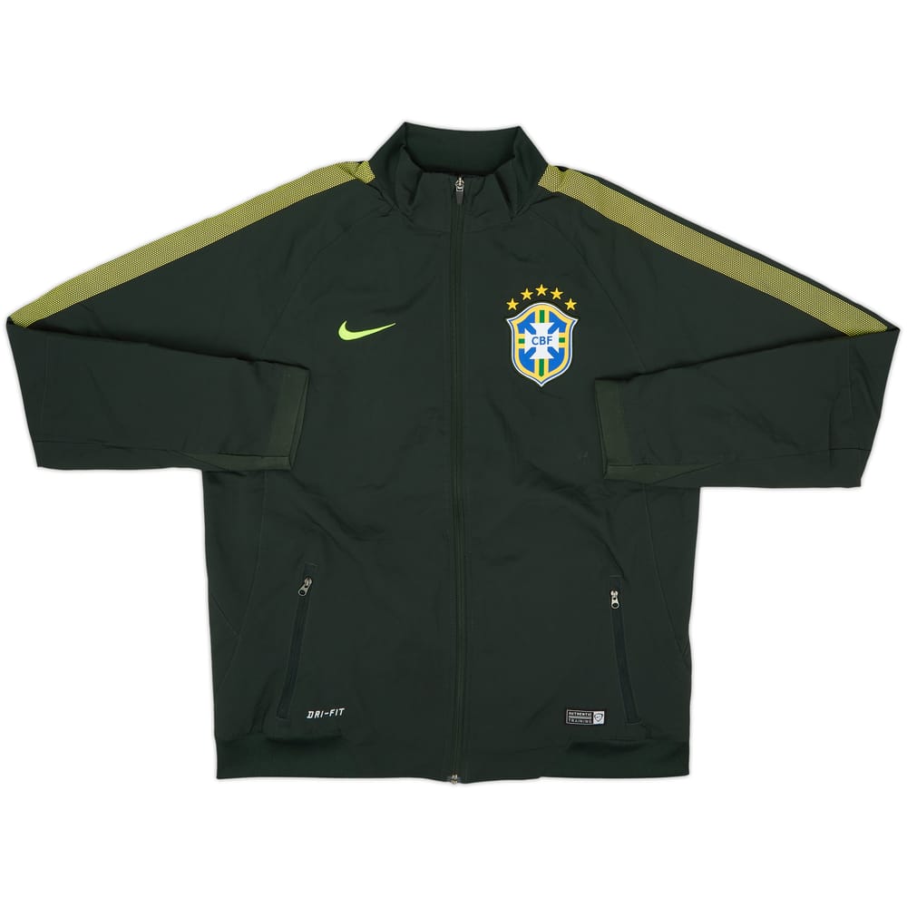 2014-15 Brazil Nike Track Jacket - 8/10 - (M)
