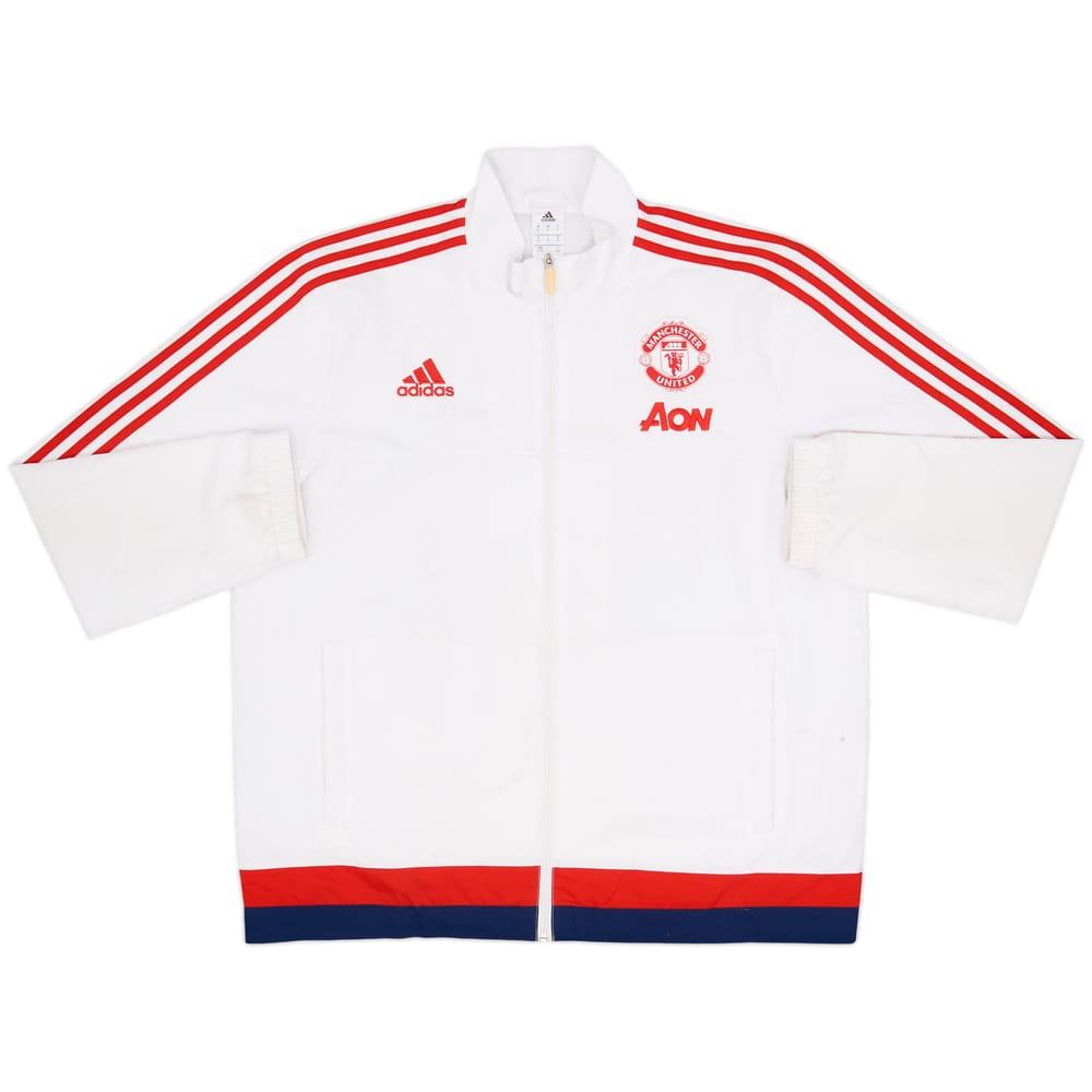 2015-16 Manchester United adidas Track Jacket - 7/10 - (XL)