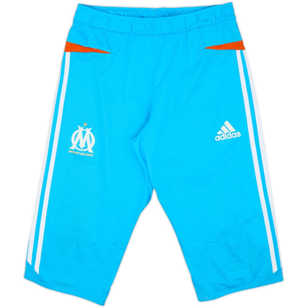 2012-13 Olympique Marseille adidas 3/4 Track Pants/Bottoms - 10/10 - (S)