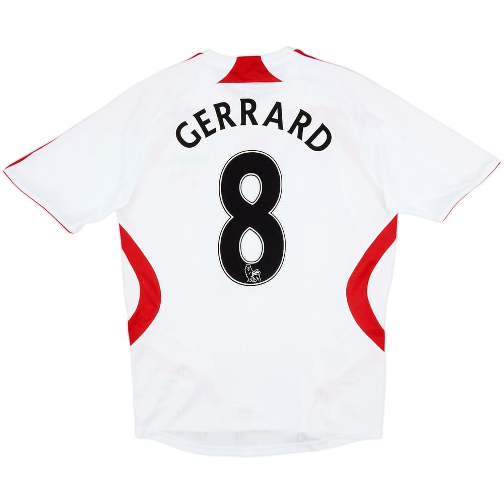 2007-08 Liverpool Away Shirt Gerrard #8 - 6/10 - (S)