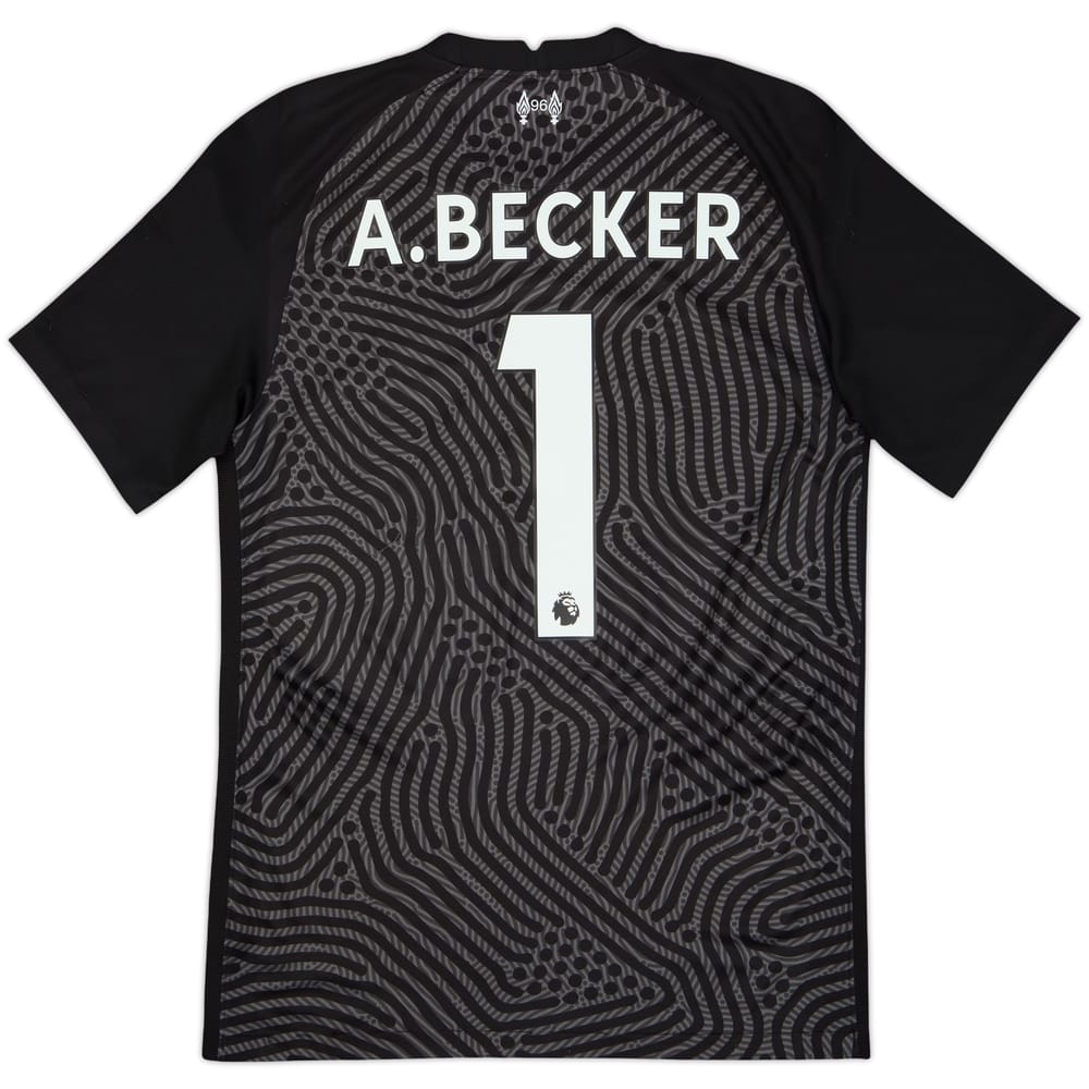 Camiseta de portero S/S del Liverpool 2020-21 A.Becker #1 - 8/10 - (S)