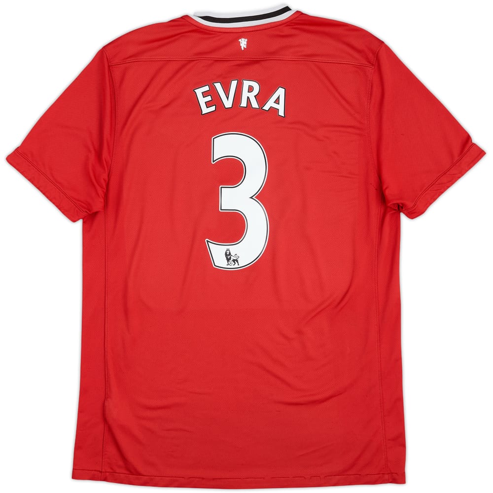 2011-12 Manchester United Home Shirt Evra #3 - 5/10 - (XL)