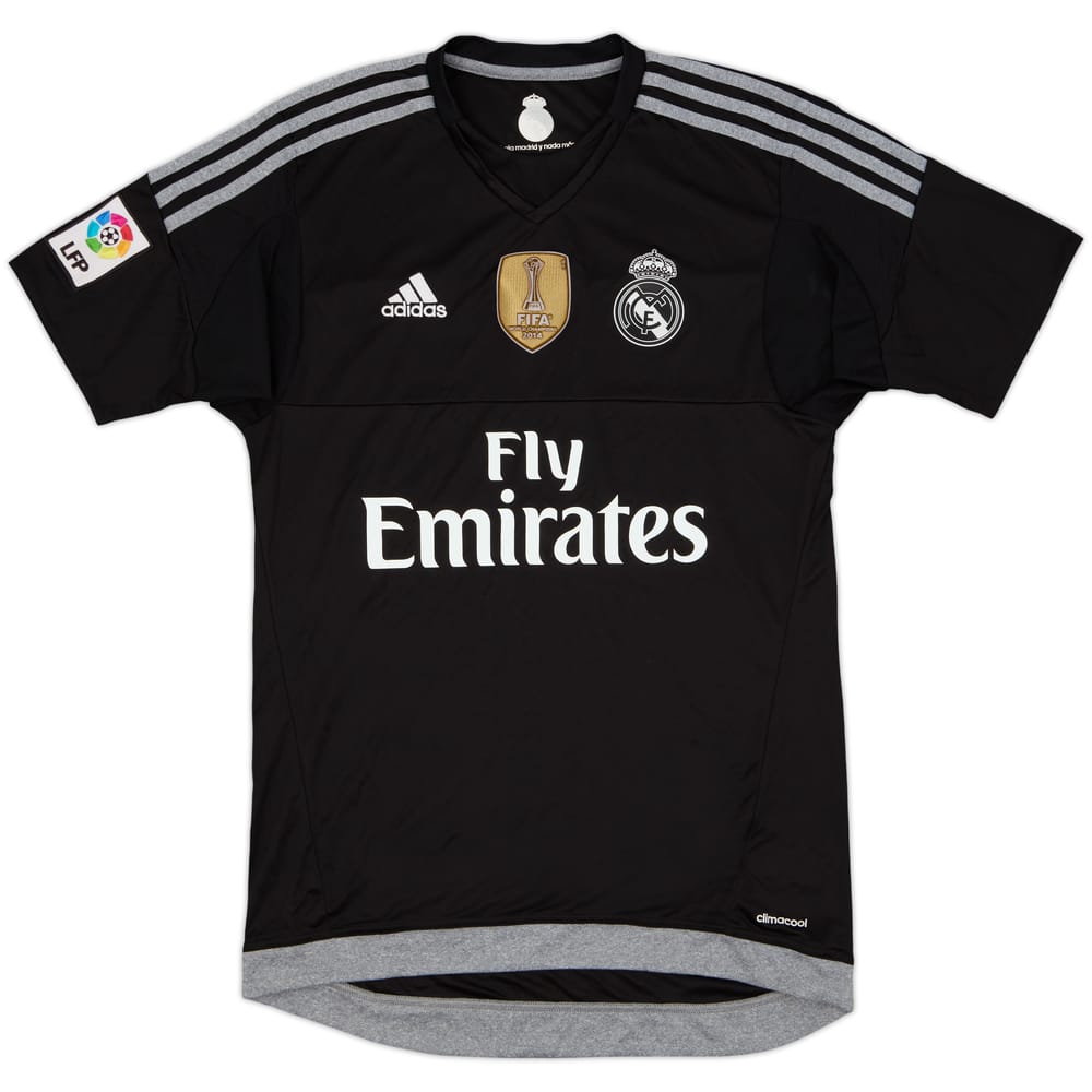 2015-16 Real Madrid GK S/S Shirt - 9/10 - (S)