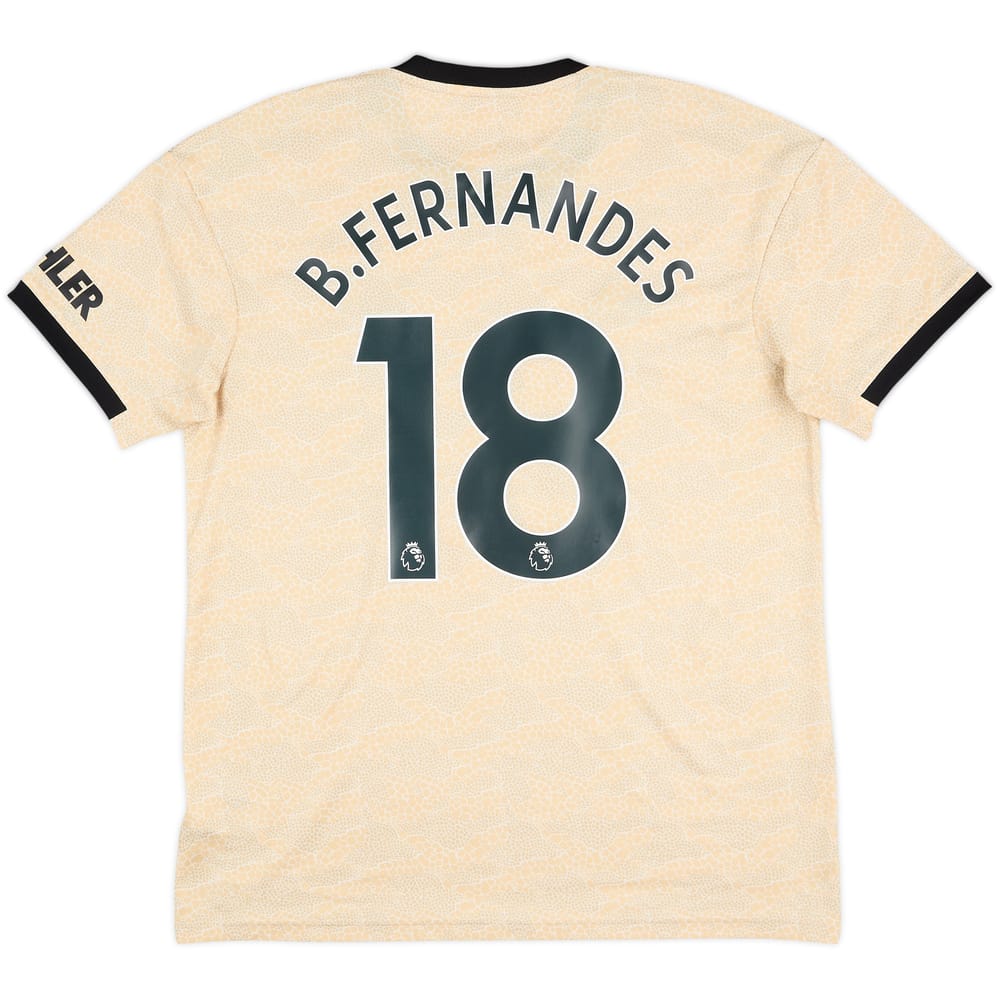 2019-20 Manchester United Away Shirt B.Fernandes #18 - 10/10 - (L)