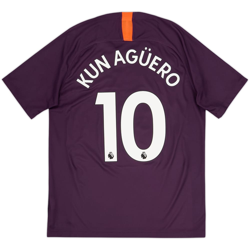 2018-19 Manchester City Third Shirt Kun Aguero #10 - 10/10 - (M)